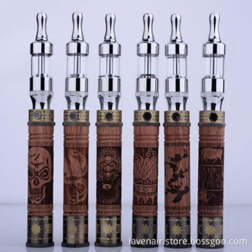 Wooden electronic cigarette with protank II atomizer, 1100mAh battery